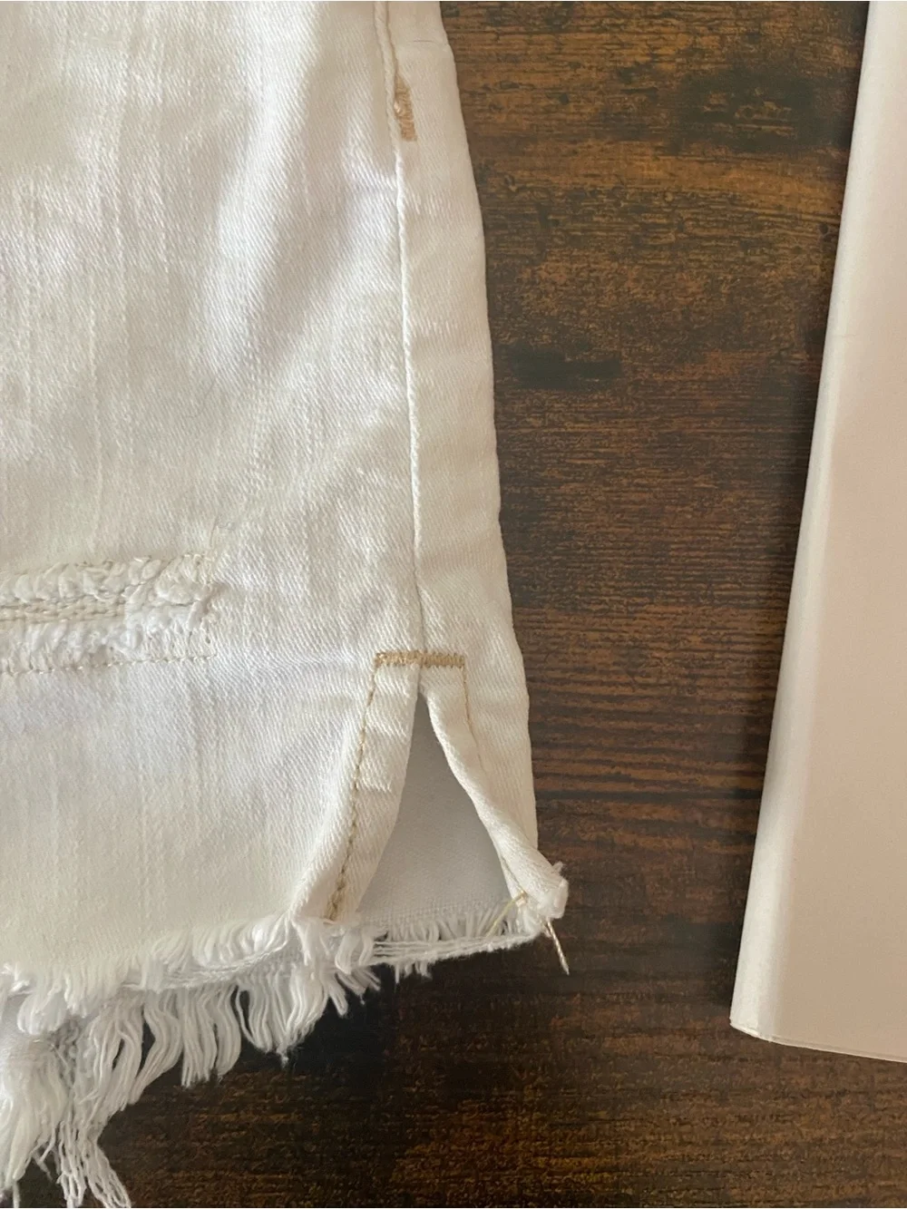 Free People We The Free Crvy High-Rise Distressed Denim Shorts